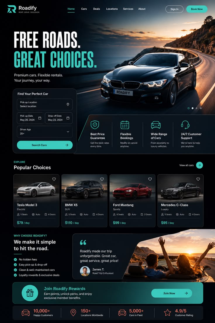 Roadify — Luxury Car Rental